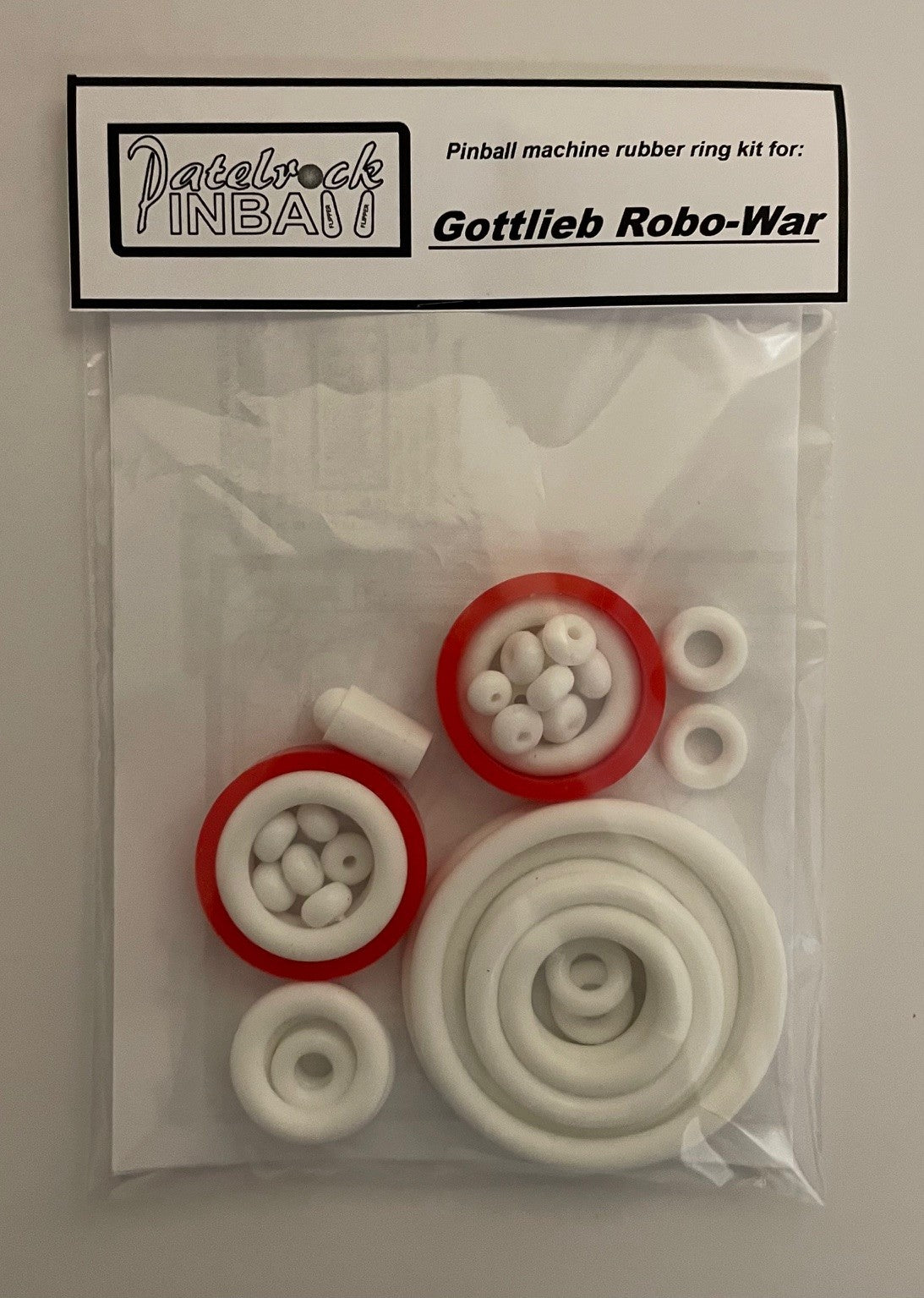 Gottlieb Robo War Pinball Machine Rubber Ring Kit