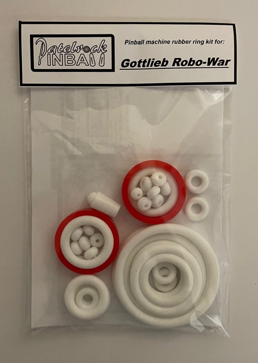 Gottlieb Robo War Pinball Machine Rubber Ring Kit