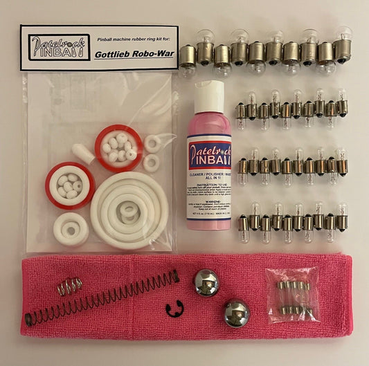 Gottlieb Robo War Pinball Machine Maintenance Kit