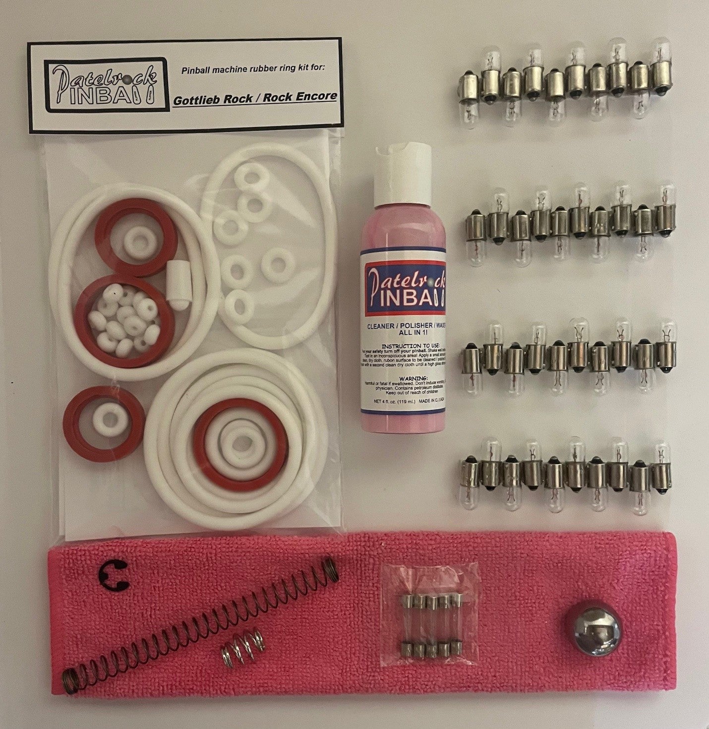Gottlieb Rock Encore Pinball Machine Maintenance Kit