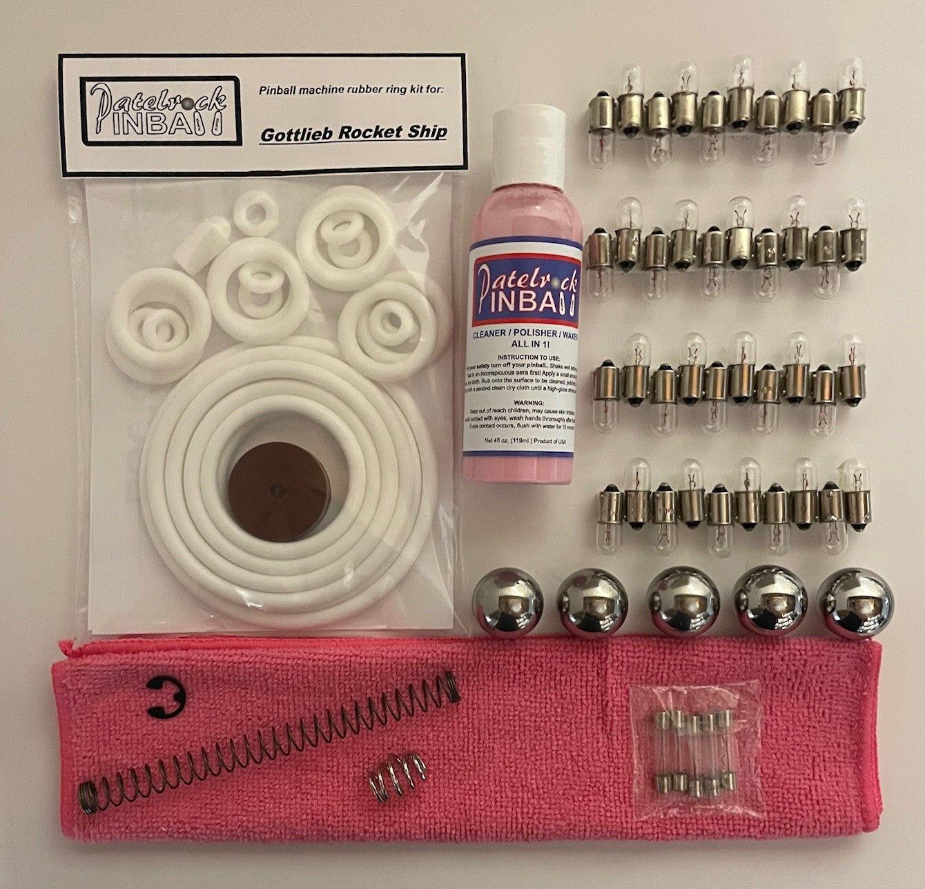 Gottlieb Rocket Ship Pinball Machine Maintenance Kit
