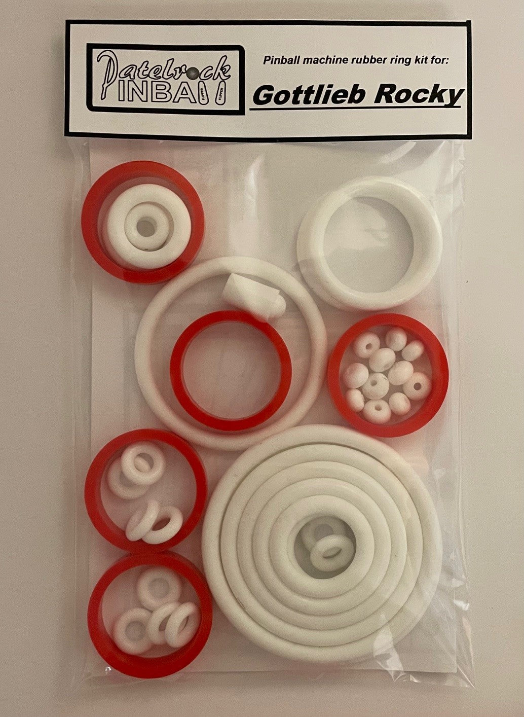 Gottlieb Rocky Pinball Machine Rubber Ring Kit
