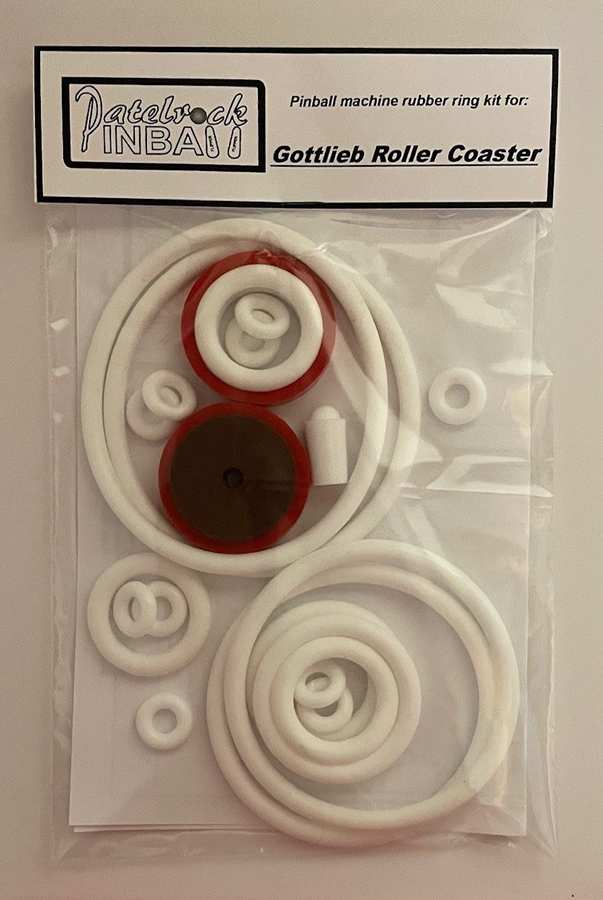 Gottlieb Roller Coaster Pinball Machine Rubber Ring Kit