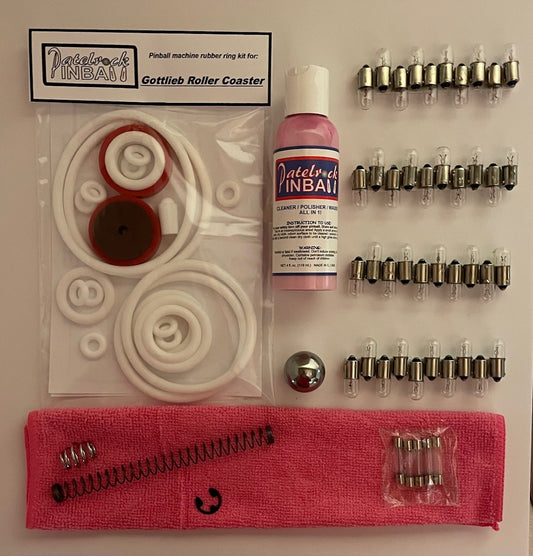 Gottlieb Roller Coaster Pinball Machine Maintenance Kit