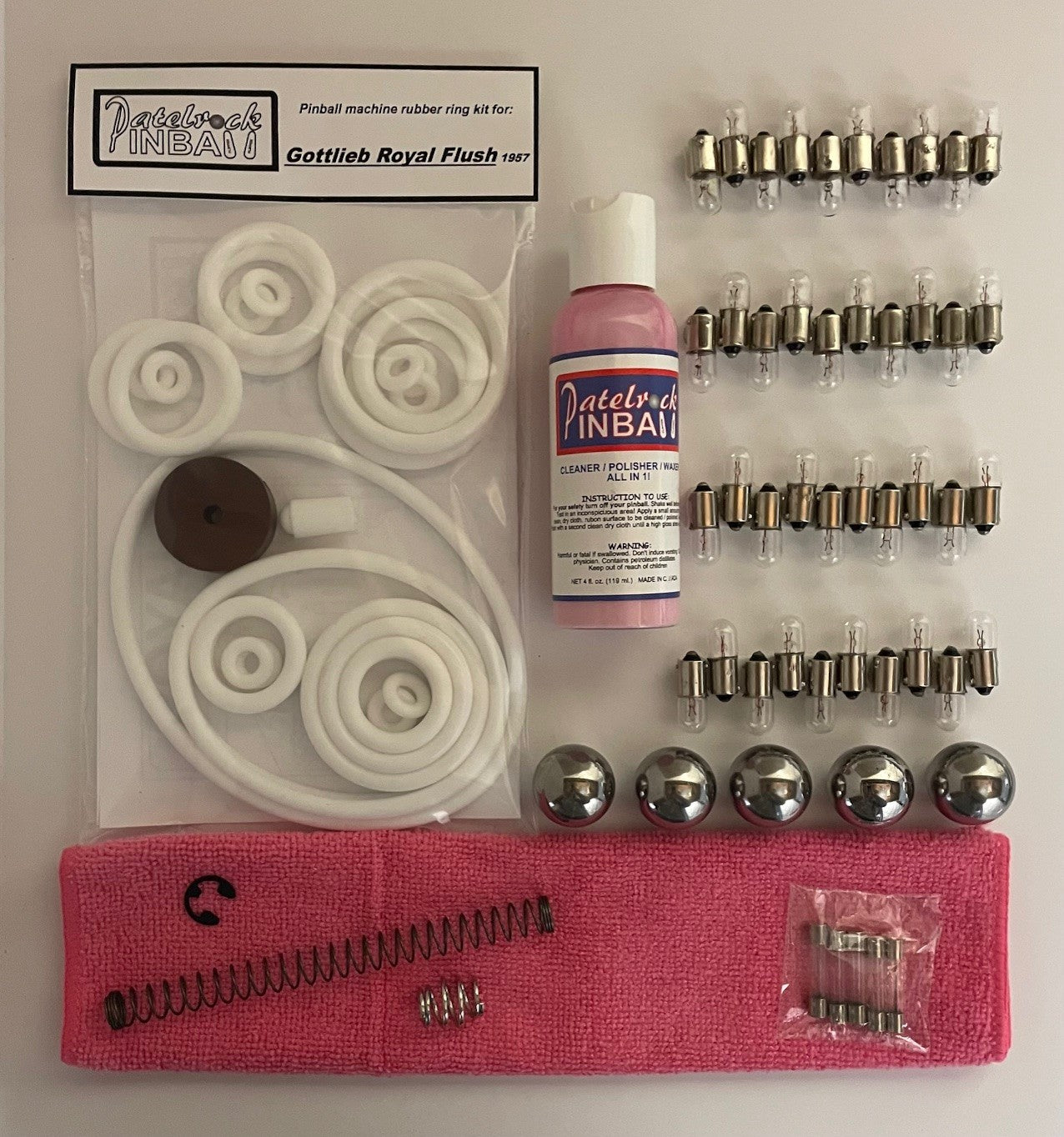 Gottlieb Royal Flush (1957) Pinball Machine Maintenance Kit