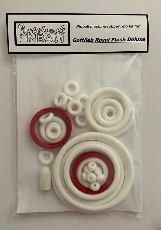Gottlieb Royal Flush Deluxe Pinball Machine Rubber Ring Kit