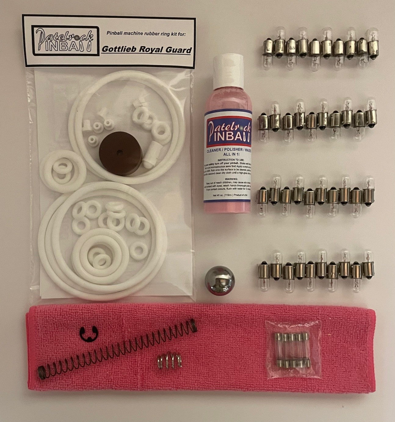 Gottlieb Royal Guard Pinball Machine Maintenance Kit
