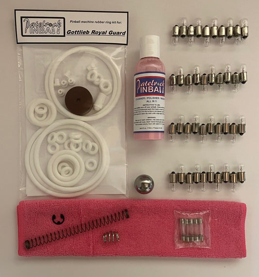 Gottlieb Royal Guard Pinball Machine Maintenance Kit