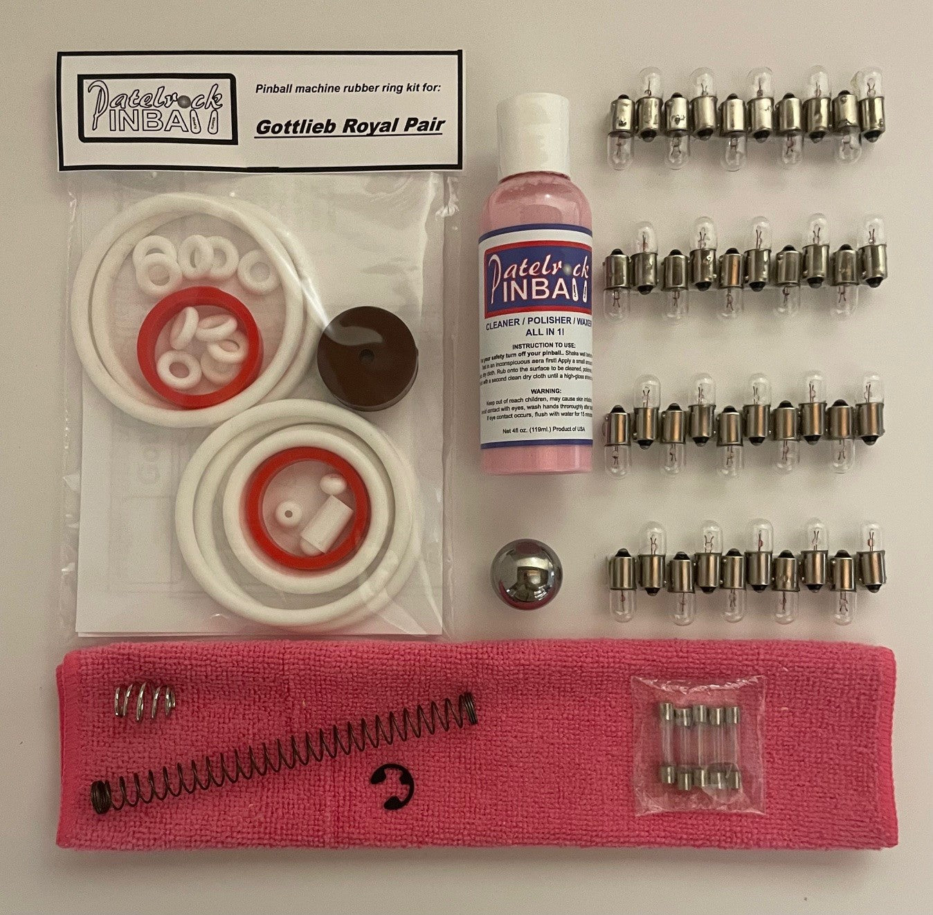 Gottlieb Royal Pair Pinball Machine Maintenance Kit