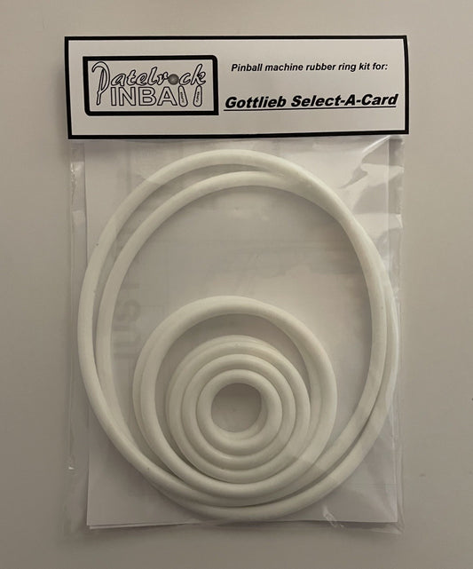 Gottlieb Select-A-Card Pinball Machine Rubber Ring Kit