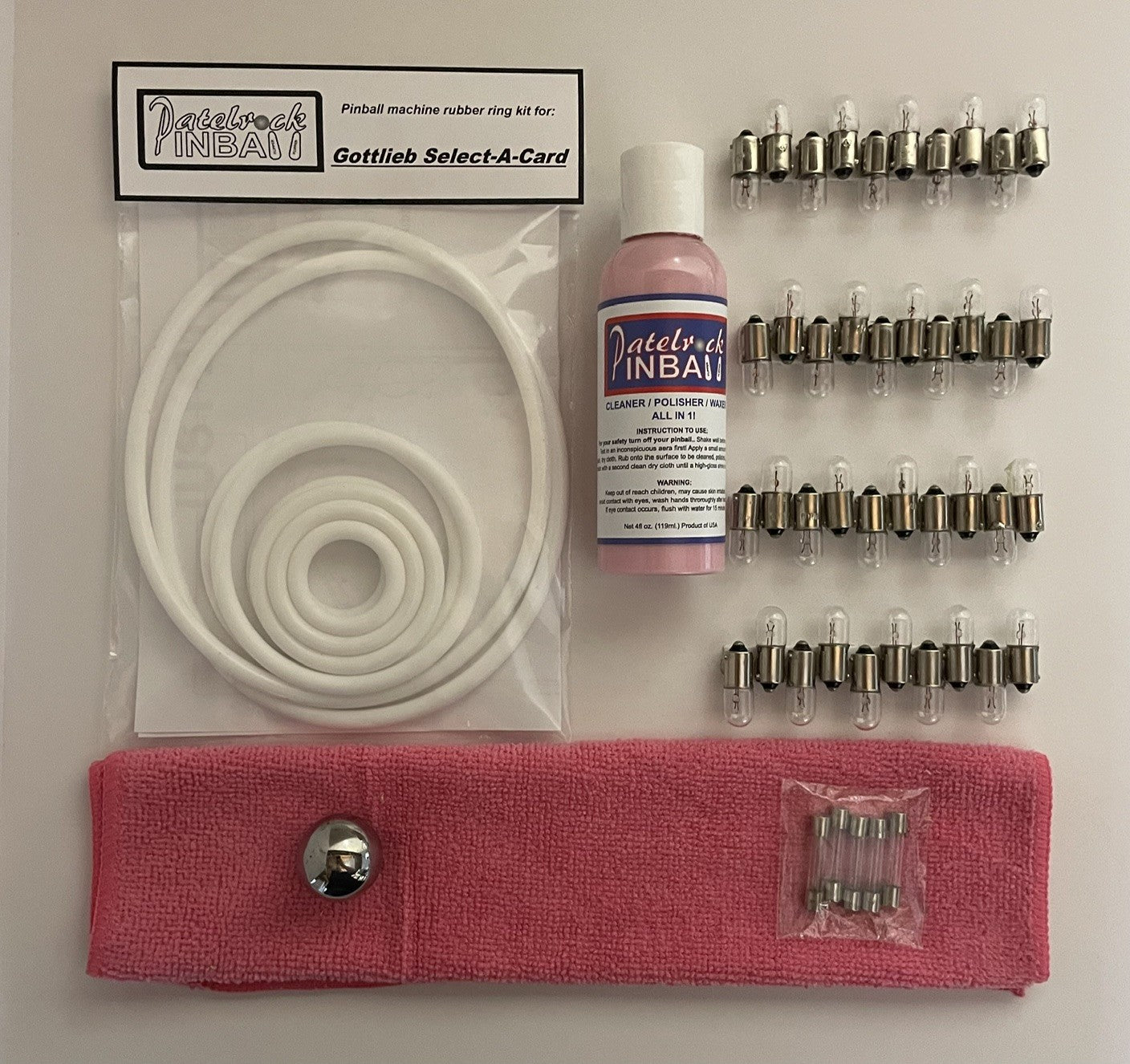 Gottlieb Select-A-Card Pinball Machine Maintenance Kit