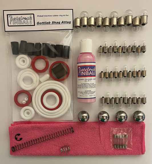 Gottlieb Shaq Attaq Pinball Machine Maintenance Kit
