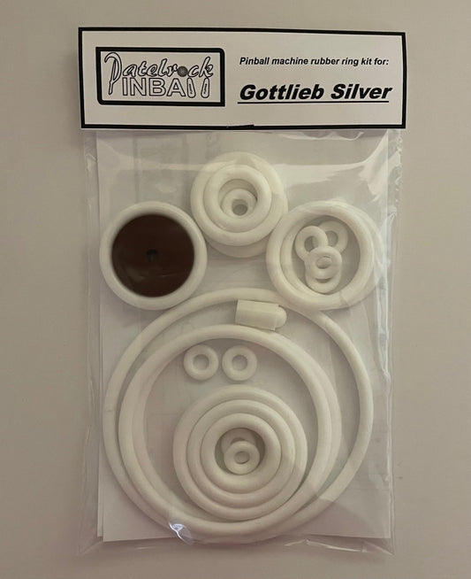 Gottlieb Silver Pinball Machine Rubber Ring Kit