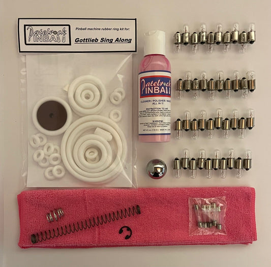 Gottlieb Sing Along Pinball Machine Maintenance Kit
