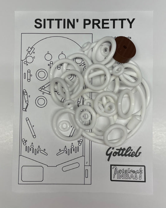 Gottlieb Sittin' Pretty Pinball Machine Rubber Ring Kit