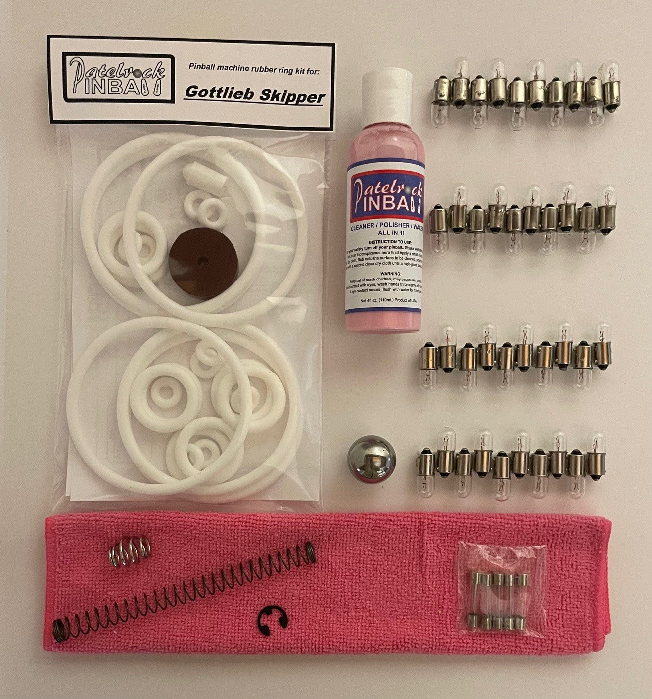 Gottlieb Skipper Pinball Machine Maintenance Kit