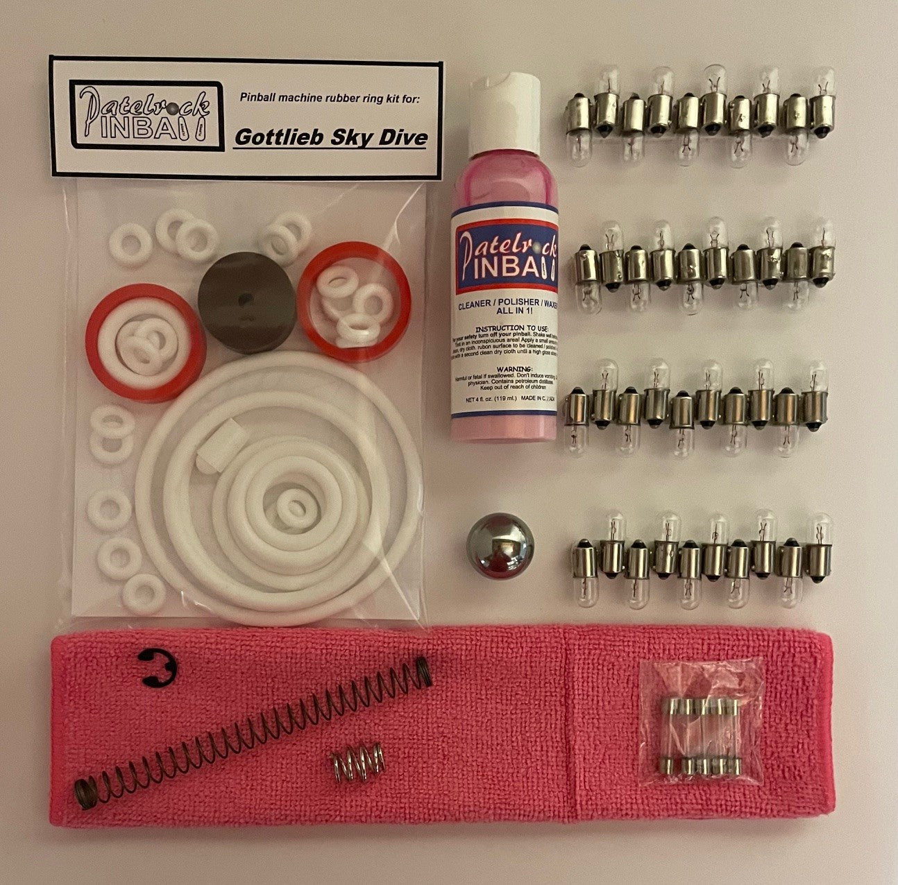 Gottlieb Sky Dive Pinball Machine Maintenance Kit
