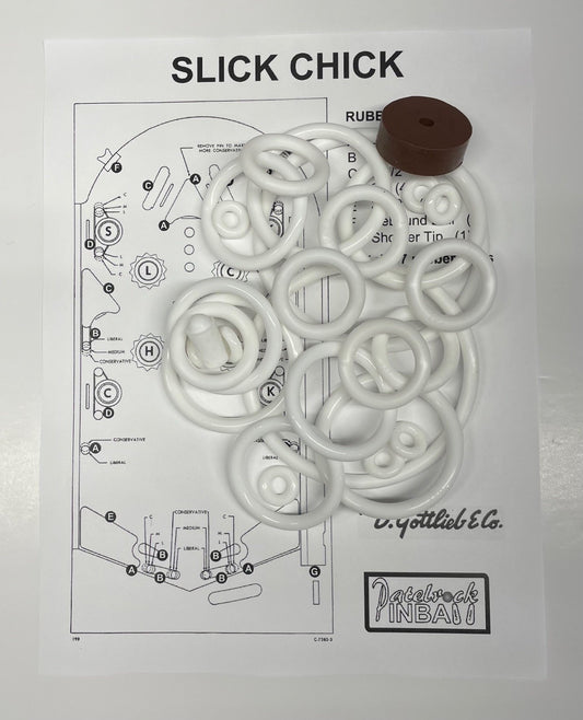 Gottlieb Slick Chick Pinball Machine Rubber Ring Kit