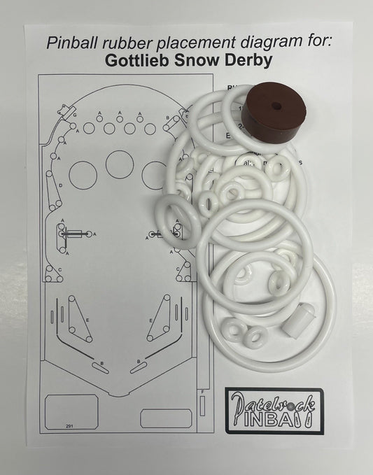 Gottlieb Snow Derby Pinball Machine Maintenance Kit