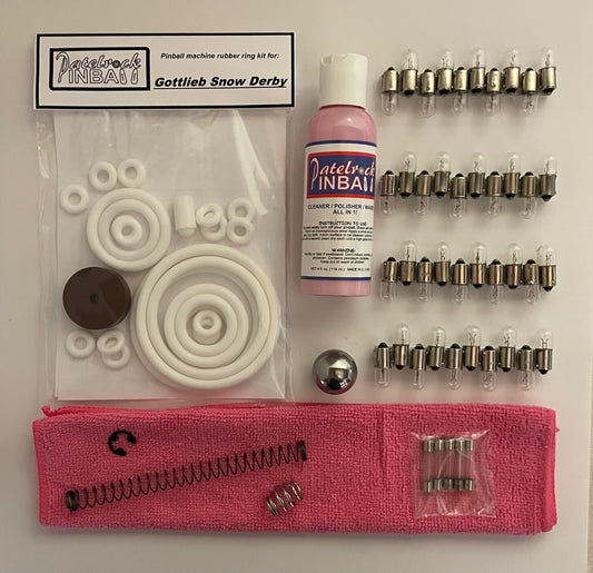 Gottlieb Snow Derby Pinball Machine Maintenance Kit