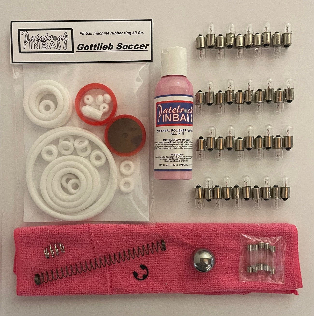 Gottlieb Soccer Pinball Machine Maintenance Kit