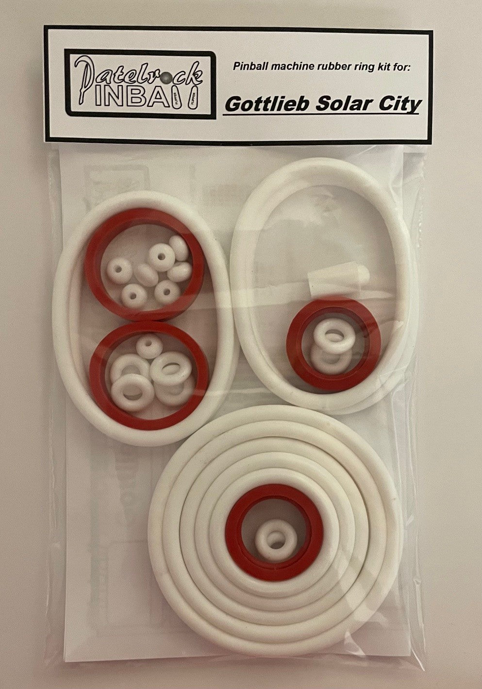 Gottlieb Solar City Pinball Machine Rubber Ring Kit
