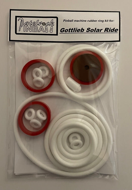 Gottlieb Solar Ride Pinball Machine Rubber Ring Kit