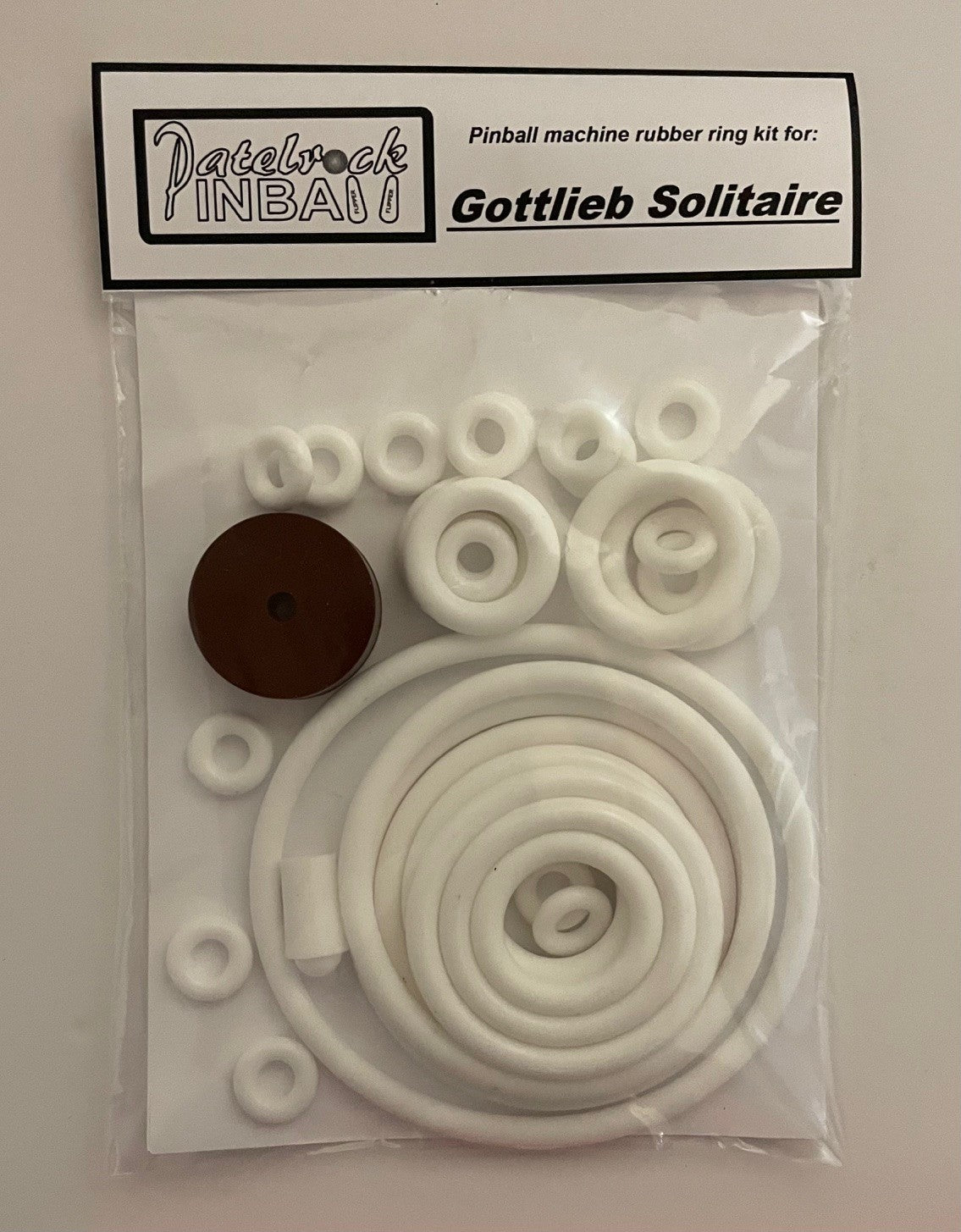 Gottlieb Solitaire Pinball Machine Rubber Ring Kit