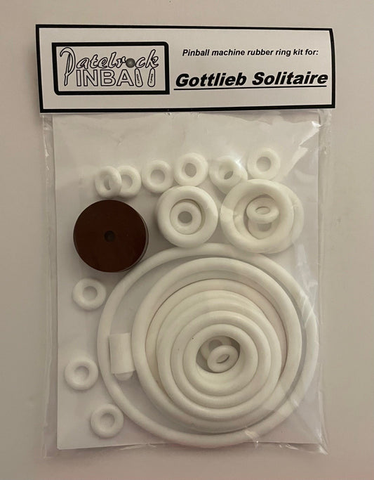 Gottlieb Solitaire Pinball Machine Rubber Ring Kit