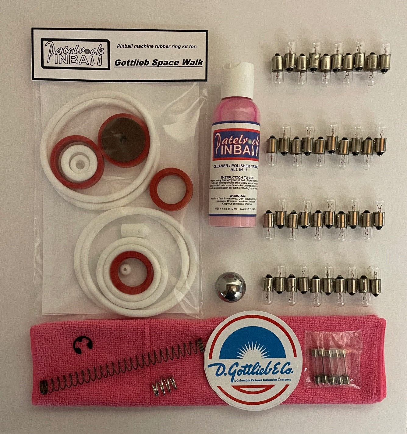 Gottlieb Space Walk Pinball Machine Maintenance Kit