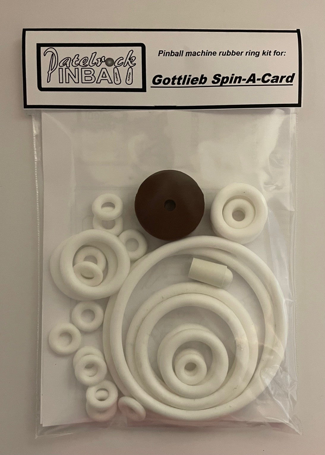 Gottlieb Spin-A-Card Pinball Machine Rubber Ring Kit