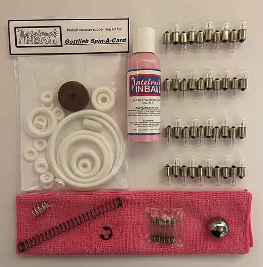 Gottlieb Spin-A-Card Pinball Machine Maintenance Kit