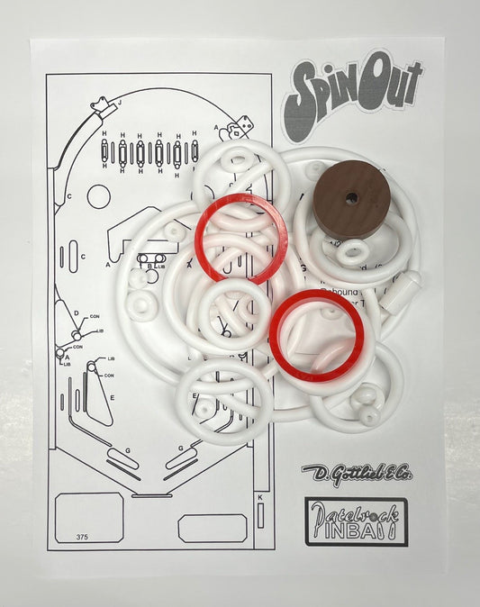 Gottlieb Spin Out Pinball Machine Maintenance Kit