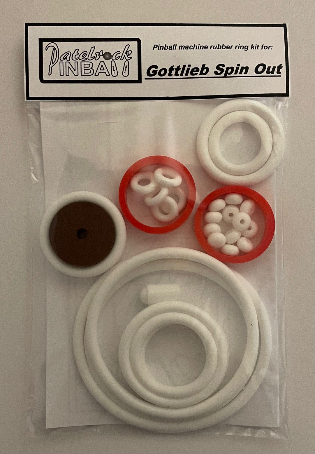 Gottlieb Spin Out Pinball Machine Rubber Ring Kit