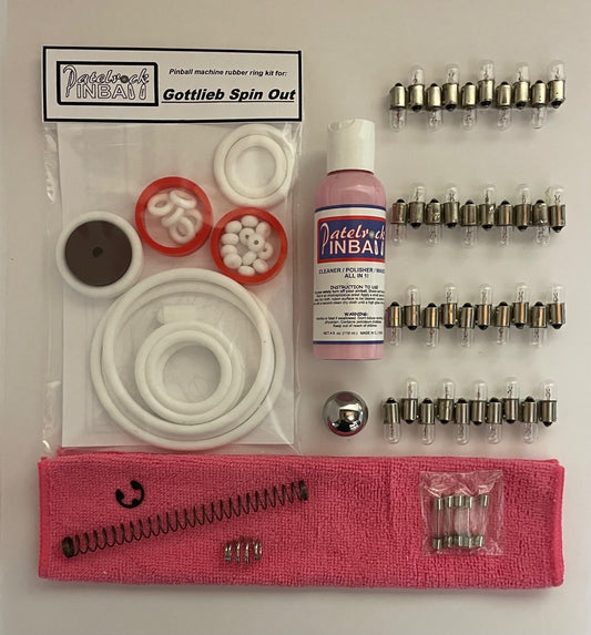 Gottlieb Spin Out Pinball Machine Maintenance Kit