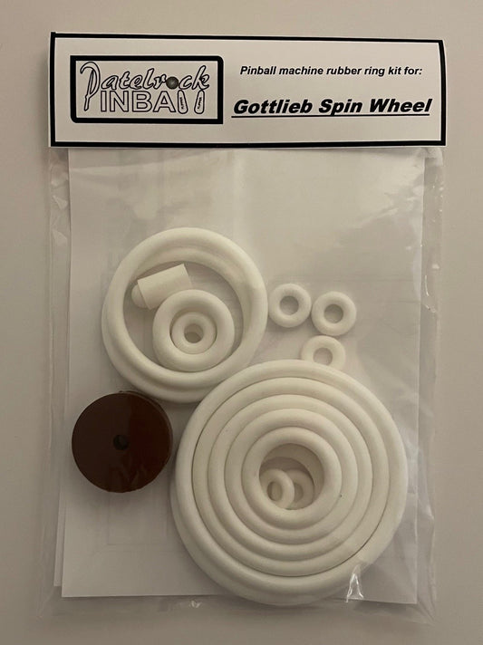 Gottlieb Spin Wheel Pinball Machine Rubber Ring Kit