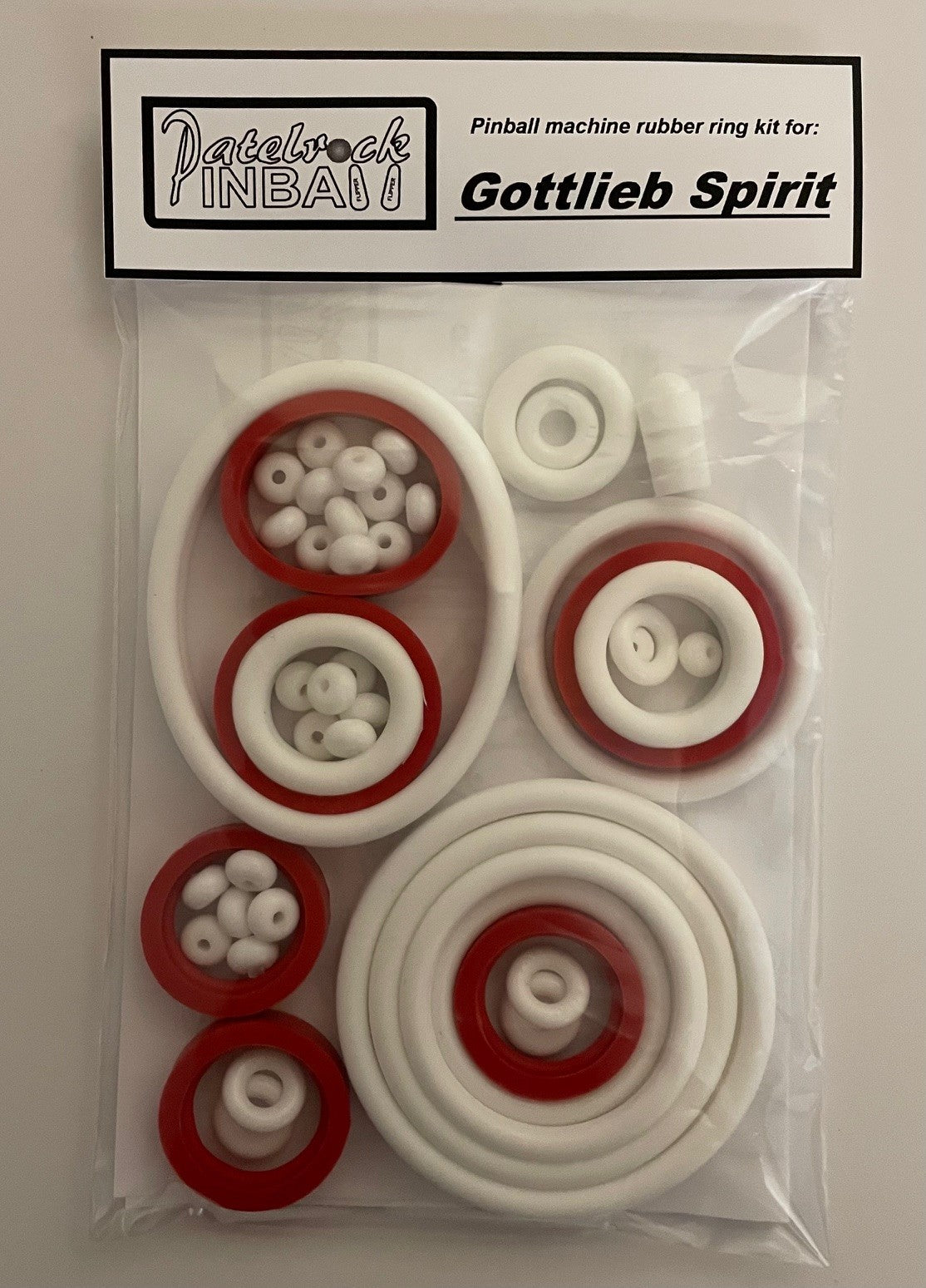 Gottlieb Spirit Pinball Machine Rubber Ring Kit