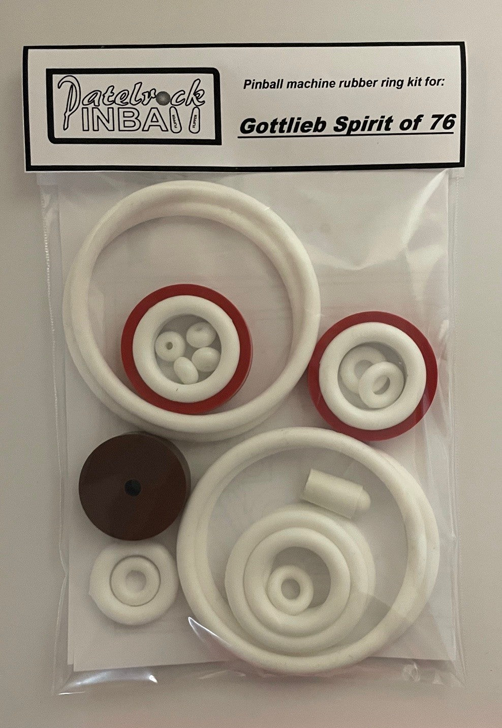 Gottlieb Spirit of 76 Pinball Machine Rubber Ring Kit