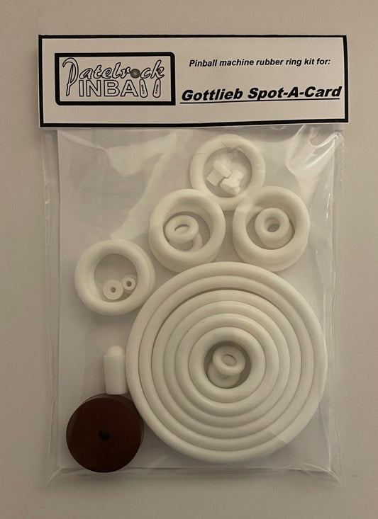 Gottlieb Spot-A-Card Pinball Machine Rubber Ring Kit