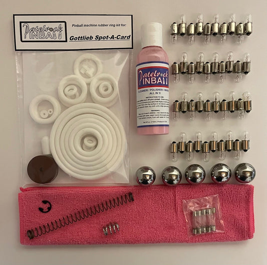 Gottlieb Spot A Card Pinball Machine Maintenance Kit