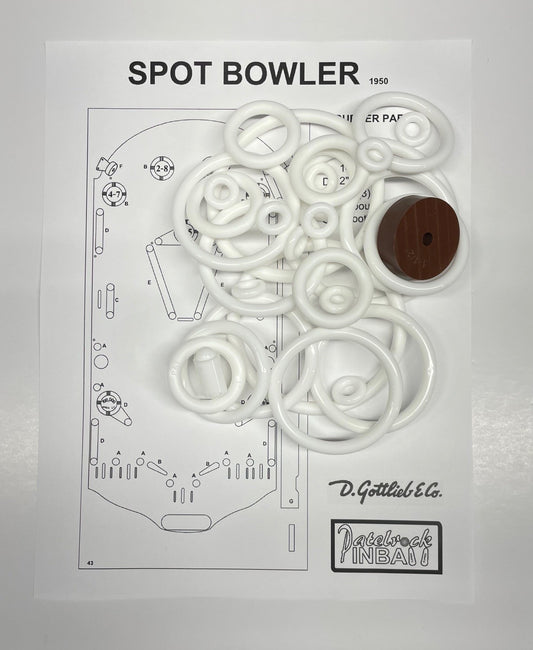 Gottlieb Spot Bowler Pinball Machine Rubber Ring Kit