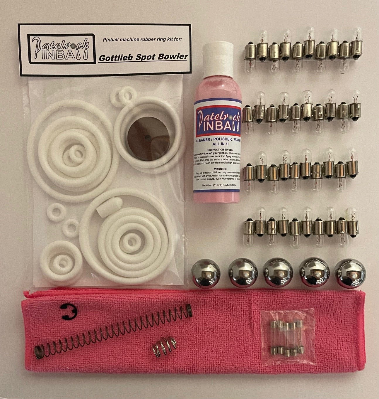 Gottlieb Spot Bowler Pinball Machine Maintenance Kit