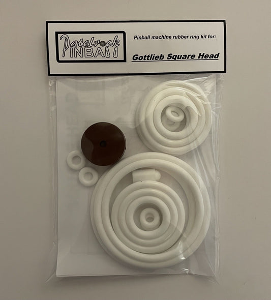 Gottlieb Square Head Pinball Machine Rubber Ring Kit