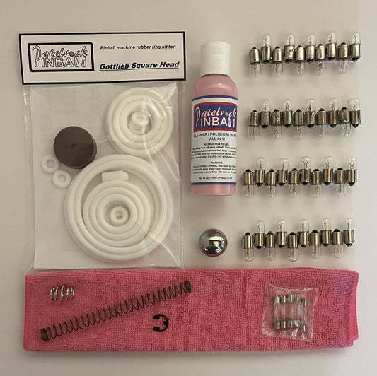 Gottlieb Square Head Pinball Machine Maintenance Kit