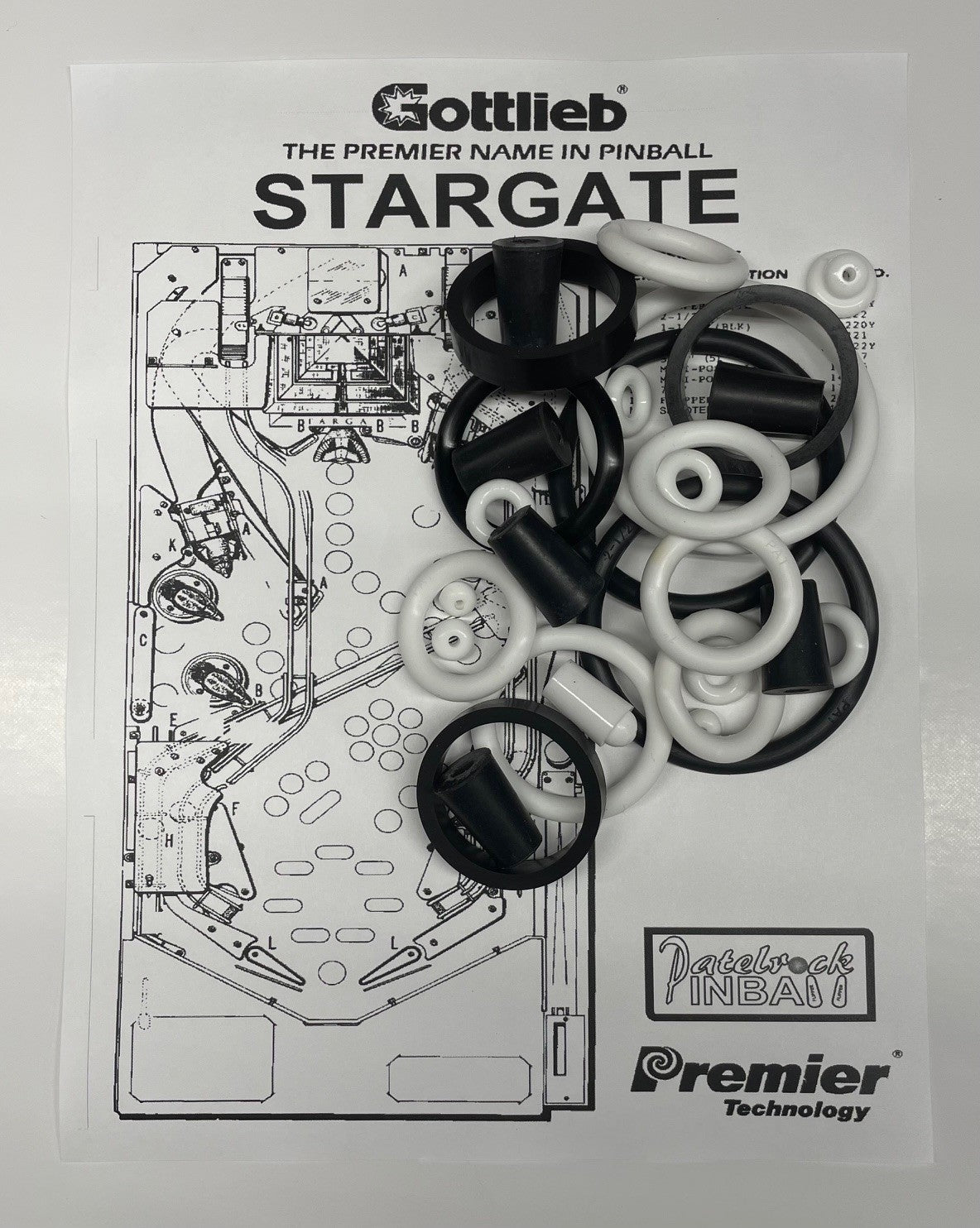 Gottlieb Stargate Pinball Machine Maintenance Kit