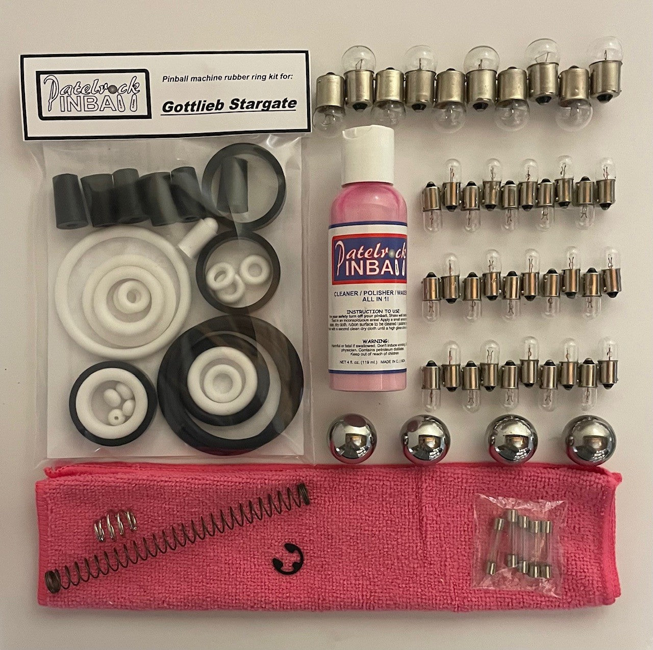 Gottlieb Stargate Pinball Machine Maintenance Kit