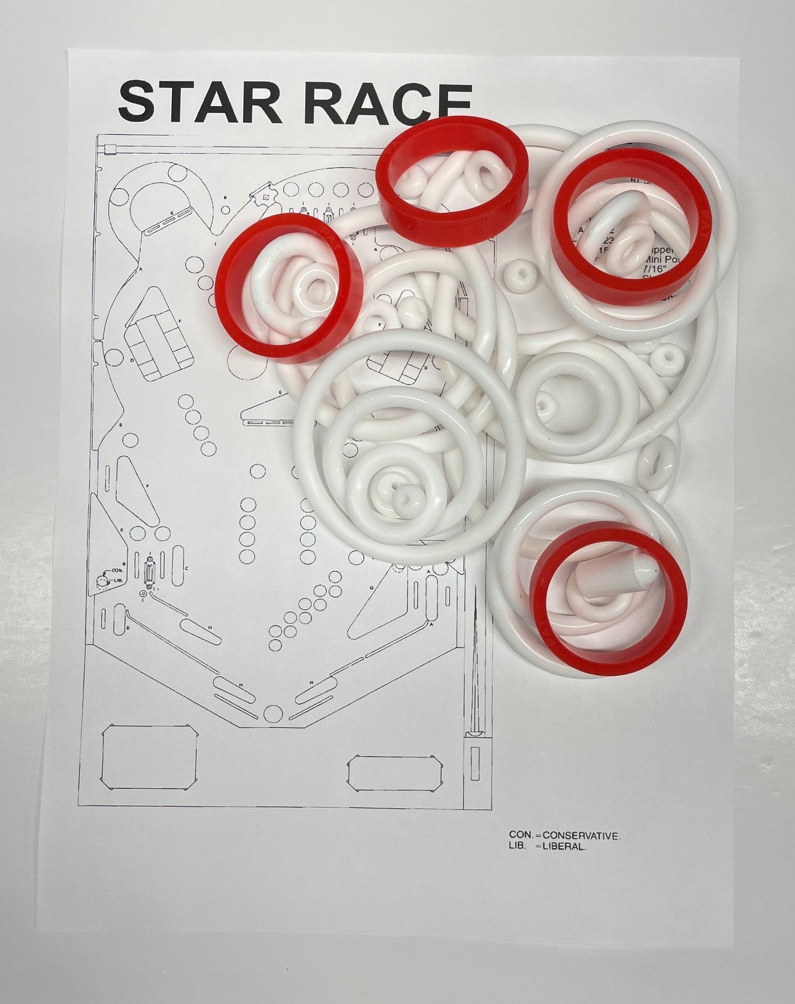 Gottlieb Star Race Pinball Machine Maintenance Kit