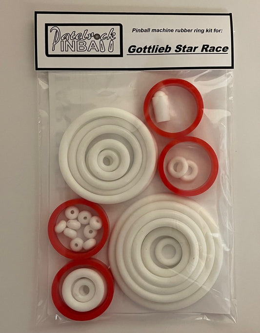 Gottlieb Star Race Pinball Machine Rubber Ring Kit
