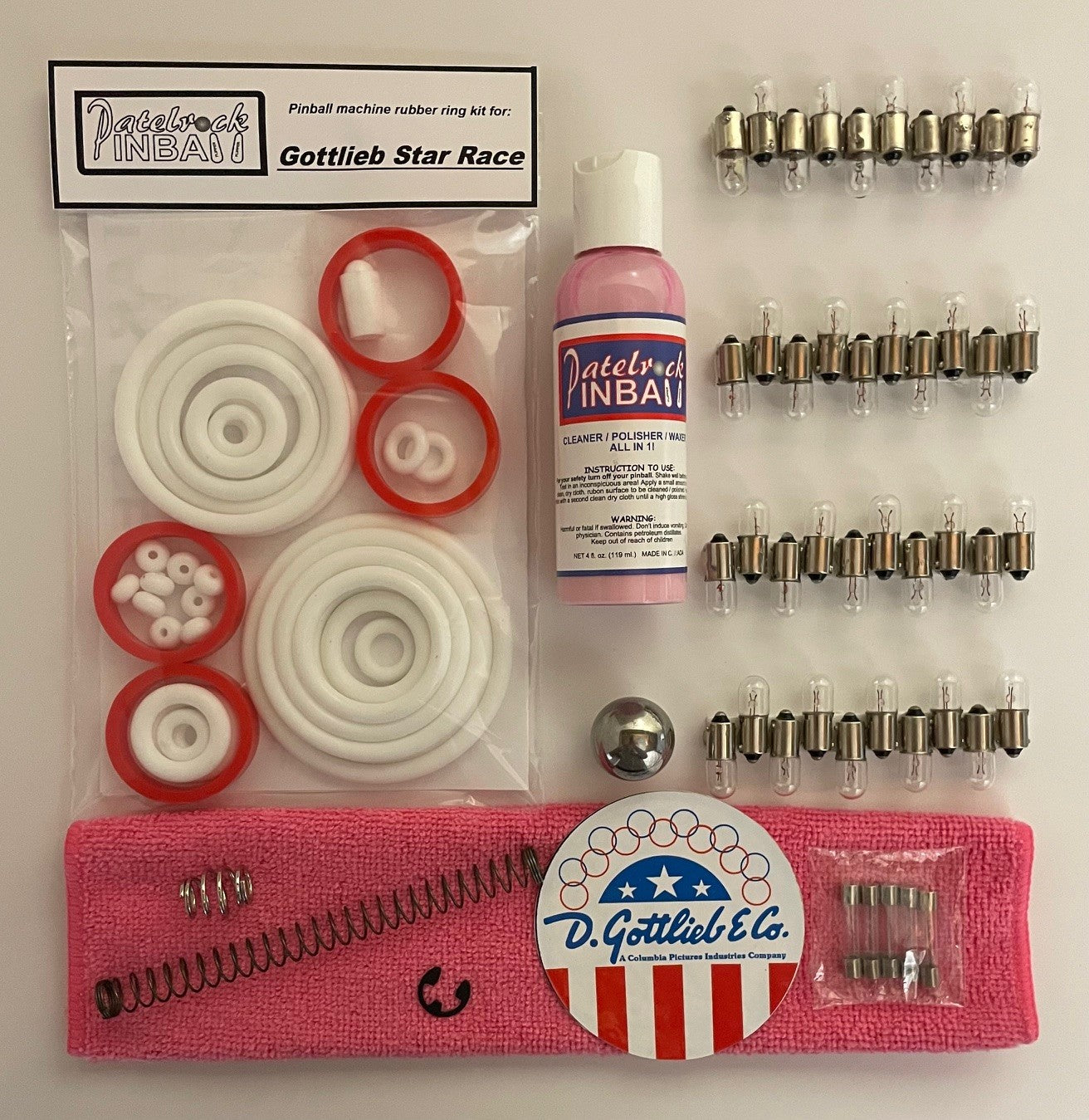 Gottlieb Star Race Pinball Machine Maintenance Kit