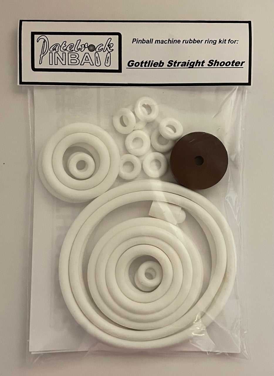Gottlieb Straight Shooter Pinball Machine Rubber Ring Kit